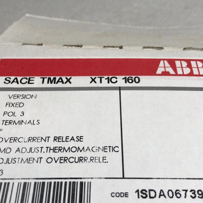 ABB TMAX XT1C 160