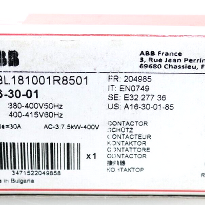 ABB 1SBL181001R8501