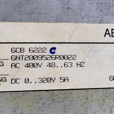 ABB GNT2009526R0022