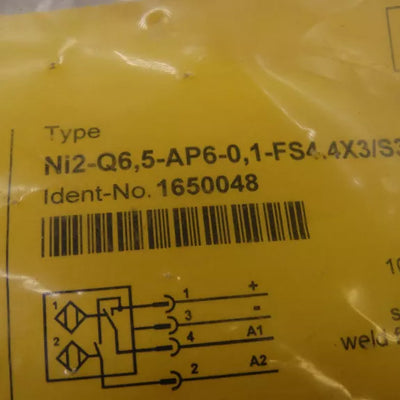 TURCK NI2-Q6.5-AP6-0.1-FS4.4X3/S304