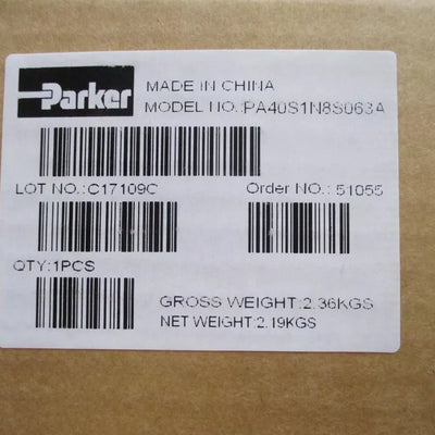 PARKER PA40S1N8S063A