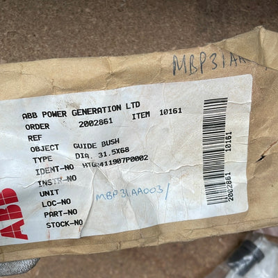 ABB POWER GENERATION LTD GUIDE BUSH TYPE DIA.31.5*68 MBP31AA003