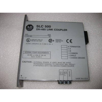 Allen Bradley 1747-AIC | SLC-500 DH-485 Link Coupler Module Repair Service