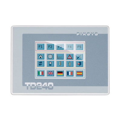 Pixsys TD240-11AD | HMI LCD TFT 3,5 PLC 16 digital I/O 4 An.inp, 12-24V Repair Service