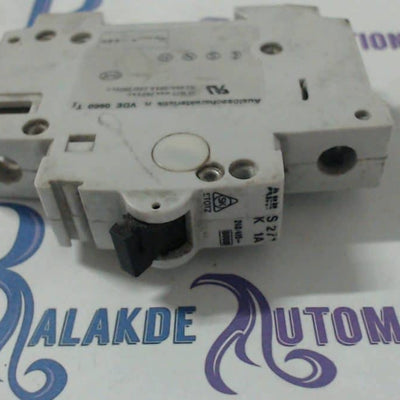 ABB Stotz S271-K1A. K Type 1 Amp MCB 1 Pole System Pro (USS)